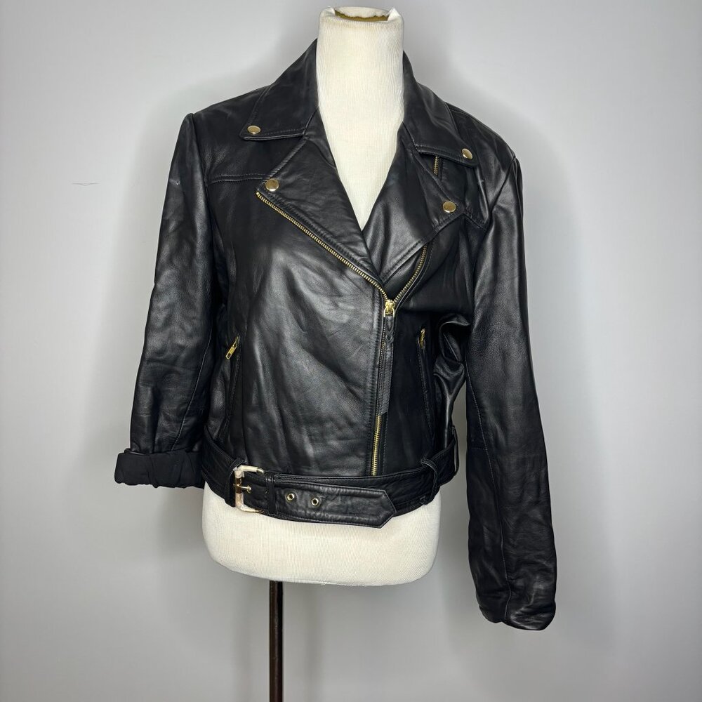 Cleobella - Black Baxter Leather Jacket - Picture 5 of 9